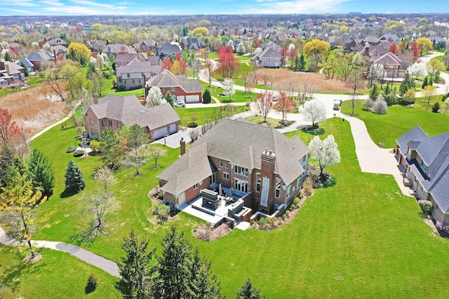 22328 N Prairie Ct, Kildeer, IL 60047 - aerial perspective of suburban area