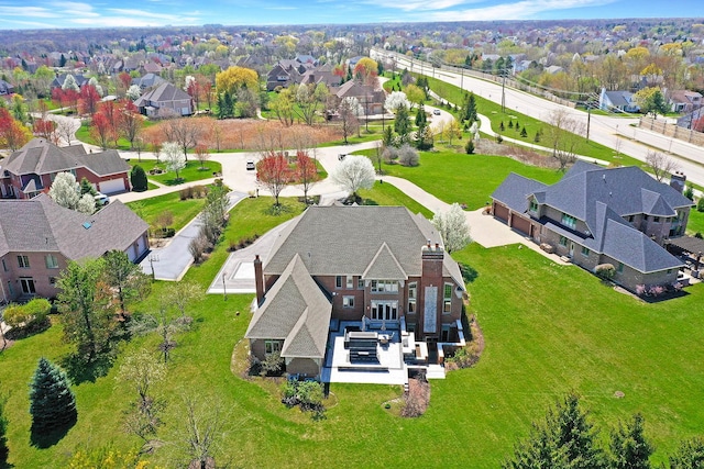 22328 N Prairie Ct, Kildeer, IL 60047 - aerial view of residential area
