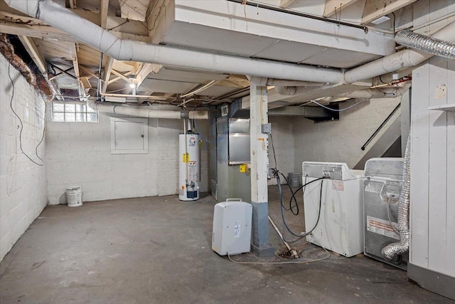1980 W Forest Ave, Decatur, IL 62522 - below grade area with gas water heater