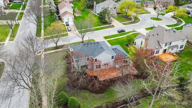 birds eye view of property featuring a residential view
