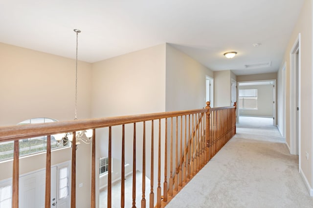 1866 Snead St, Bolingbrook, IL 60490 - hall with visible vents and light colored carpet