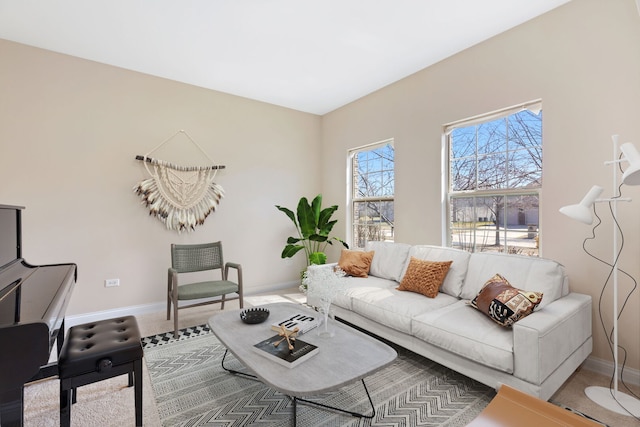 1866 Snead St, Bolingbrook, IL 60490 - carpeted living area with baseboards