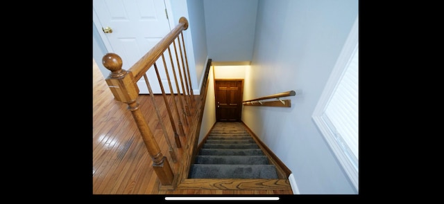 view of stairs