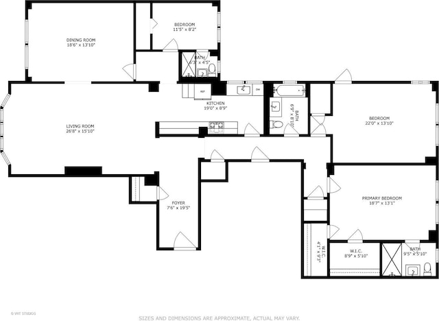 6901 S Oglesby Ave Unit 3A, Chicago, IL 60649 - floor plan