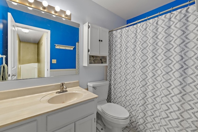 208 Sprucewood Ct, Round Lake Beach, IL 60073 - full bathroom featuring toilet and vanity