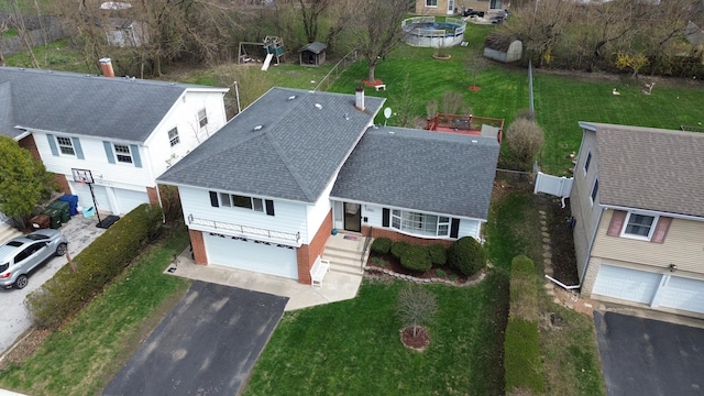 drone / aerial view