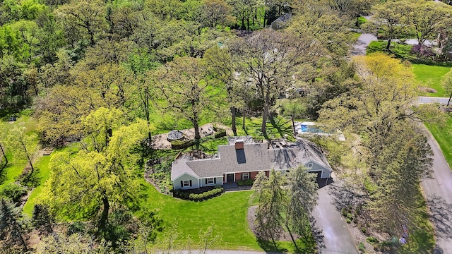 506 Aberdeen Rd, Frankfort, IL 60423 - view of subject property with a heavily wooded area