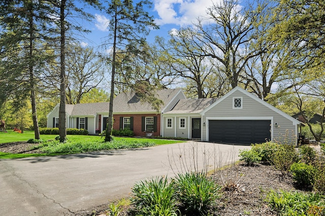 506 Aberdeen Rd, Frankfort, IL 60423 - view of front of house featuring concrete driveway, a garage, a front yard, and brick siding