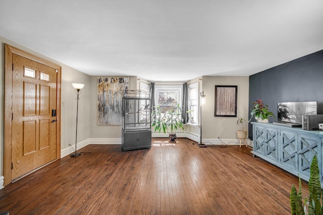 824 Rowlett Ave, Melrose Park, IL 60164 - foyer entrance with wood-type flooring and baseboards