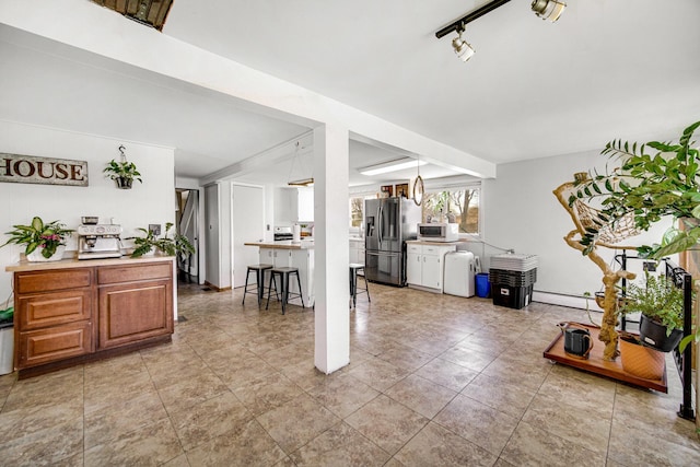 824 Rowlett Ave, Melrose Park, IL 60164 - living area featuring baseboards
