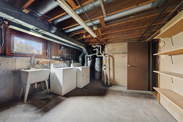 basement featuring wood walls, light wood-type flooring, and stairs