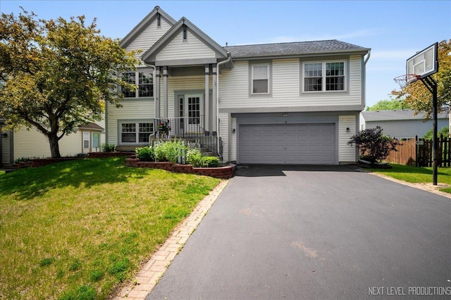 19 Vernon Ct, South Elgin, IL 60177 - split foyer home with a garage and asphalt driveway