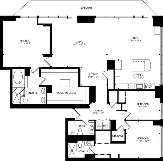 10 E Ontario St Unit 4801-02, Chicago, IL 60611 - property floor plan