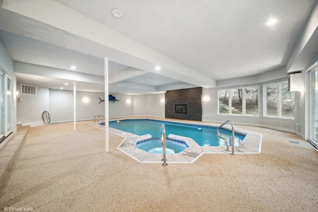 14567 S 82nd Ave, Orland Park, IL 60462 - view of pool with a pool with connected hot tub