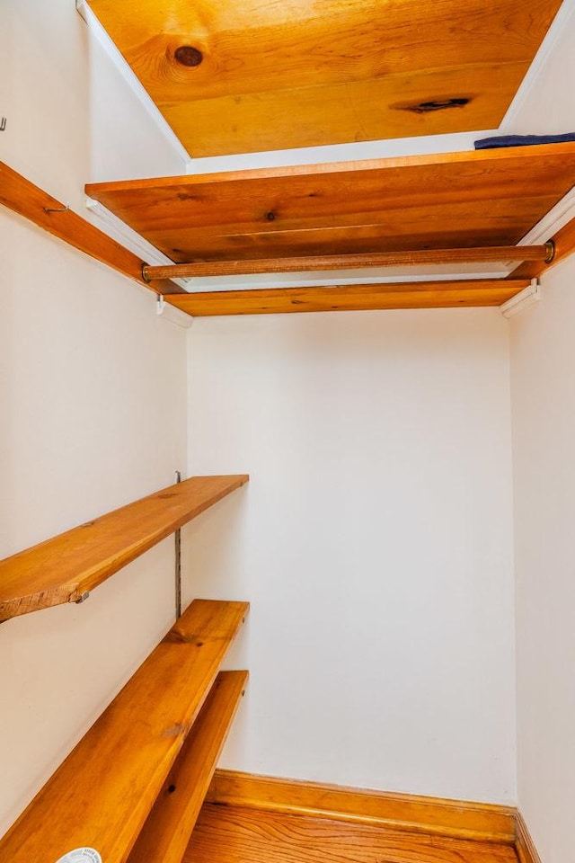 view of storage room