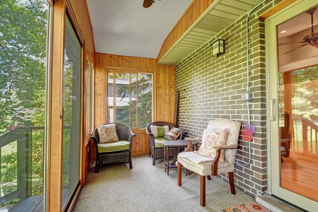 13344 S Stephen Dr, Palos Park, IL 60464 - sunroom with ceiling fan