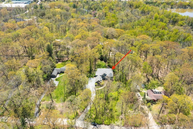 14705 W Mayland Villa Rd, Lincolnshire, IL 60069 - bird's eye view of a forest