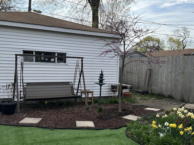 7525 S Crandon Ave, Chicago, IL 60649 - view of yard with fence and a wooden deck