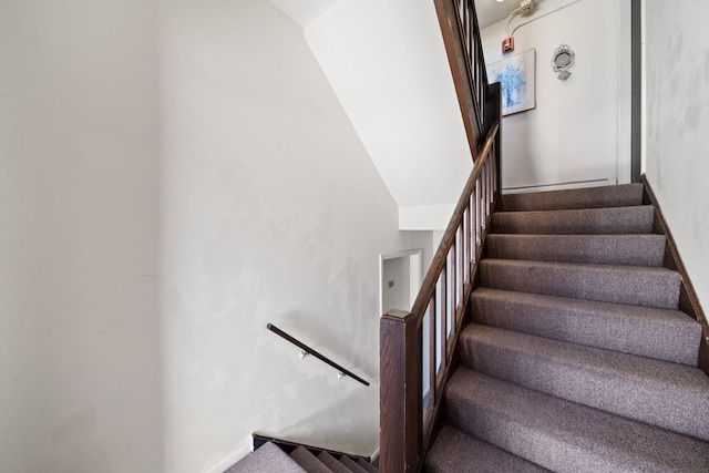 view of stairway