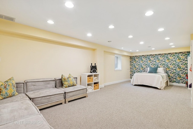 1149 Scott Ave, Winnetka, IL 60093 - bedroom featuring recessed lighting, baseboards, and carpet