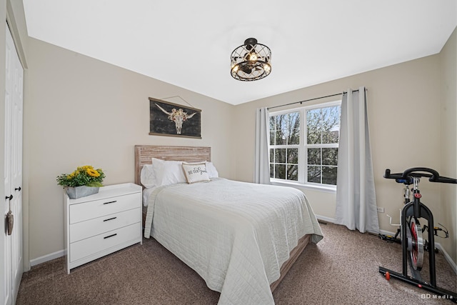 6834 Oak View Ct, Oak Forest, IL 60452 - bedroom with dark colored carpet and baseboards