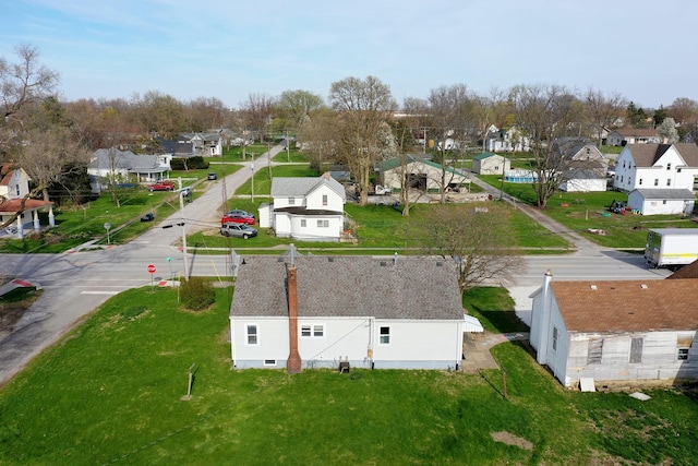 drone / aerial view featuring a residential view
