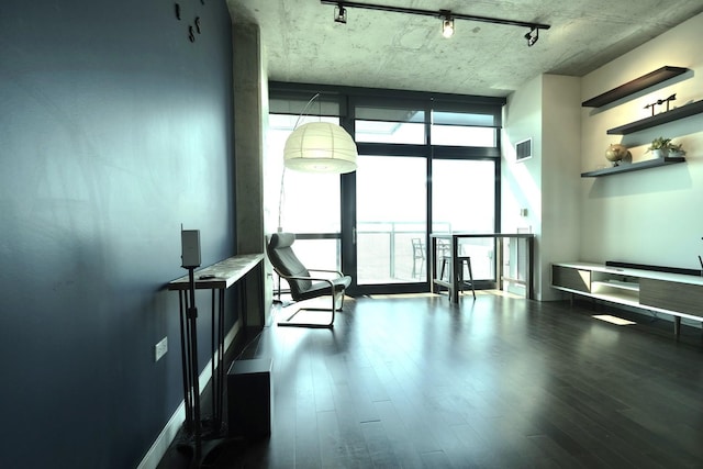 interior space featuring visible vents