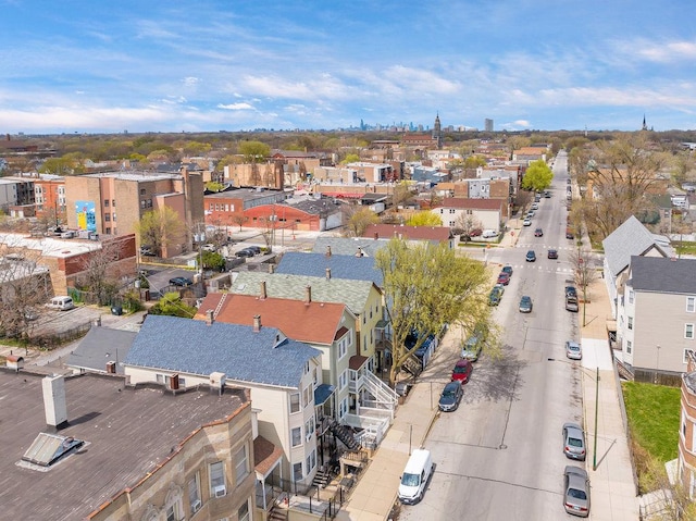 bird's eye view featuring a residential view