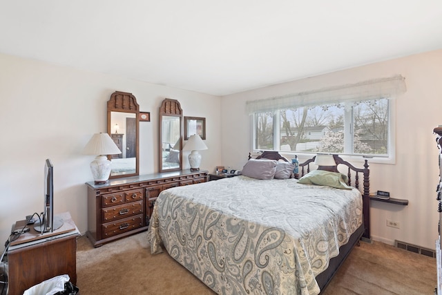 18524 Center Ave, Homewood, IL 60430 - bedroom featuring light carpet and visible vents