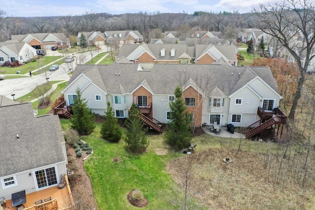 68 Tall Grass Ct, Streamwood, IL 60107 - bird's eye view featuring a residential view