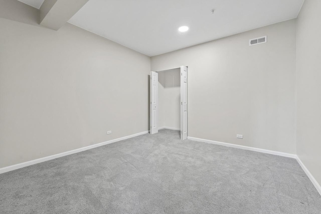 68 Tall Grass Ct, Streamwood, IL 60107 - unfurnished room featuring recessed lighting, visible vents, carpet floors, and baseboards