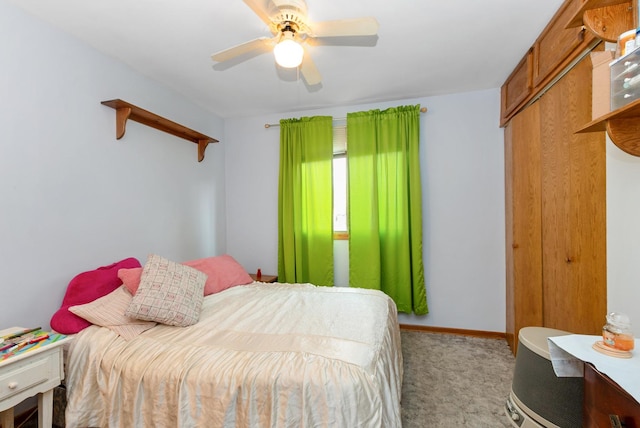 8509 Hemlock St, Orland Park, IL 60462 - bedroom featuring light colored carpet and a ceiling fan