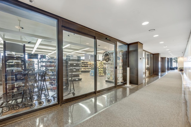 175 E Delaware Pl Unit 5803, Chicago, IL 60611 - wine area featuring floor to ceiling windows