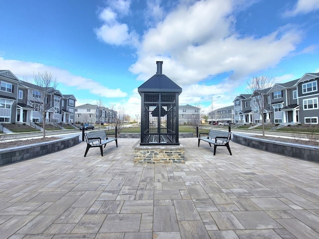 view of community with a residential view