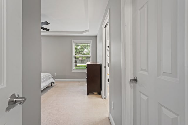 1318 Ridge Pointe Dr, Monticello, IL 61856 - bedroom featuring baseboards and light colored carpet