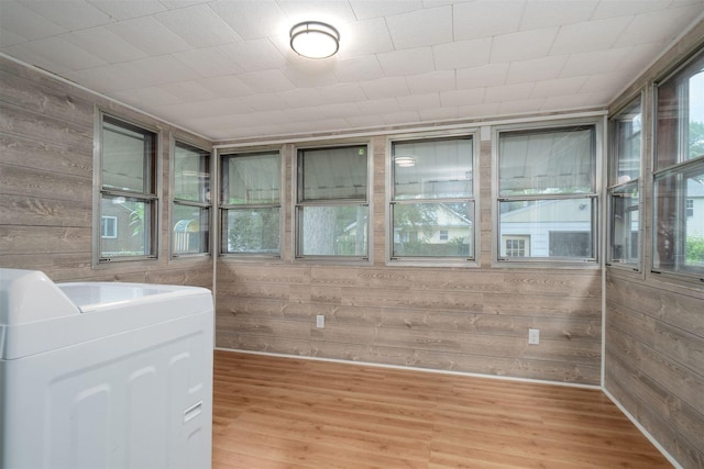 212 Keiser Ave, Normal, IL 61761 - unfurnished sunroom with washer / clothes dryer and plenty of natural light