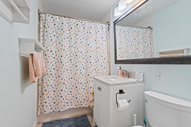 1407 Centennial Dr, Champaign, IL 61821 - bathroom featuring vanity and a shower with curtain