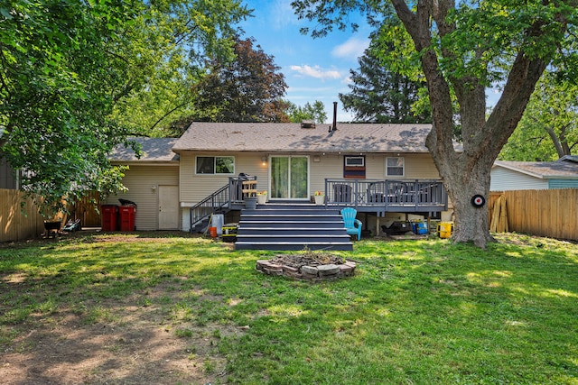 1407 Centennial Dr, Champaign, IL 61821 - rear view of property with a wooden deck, a shingled roof, and stairs