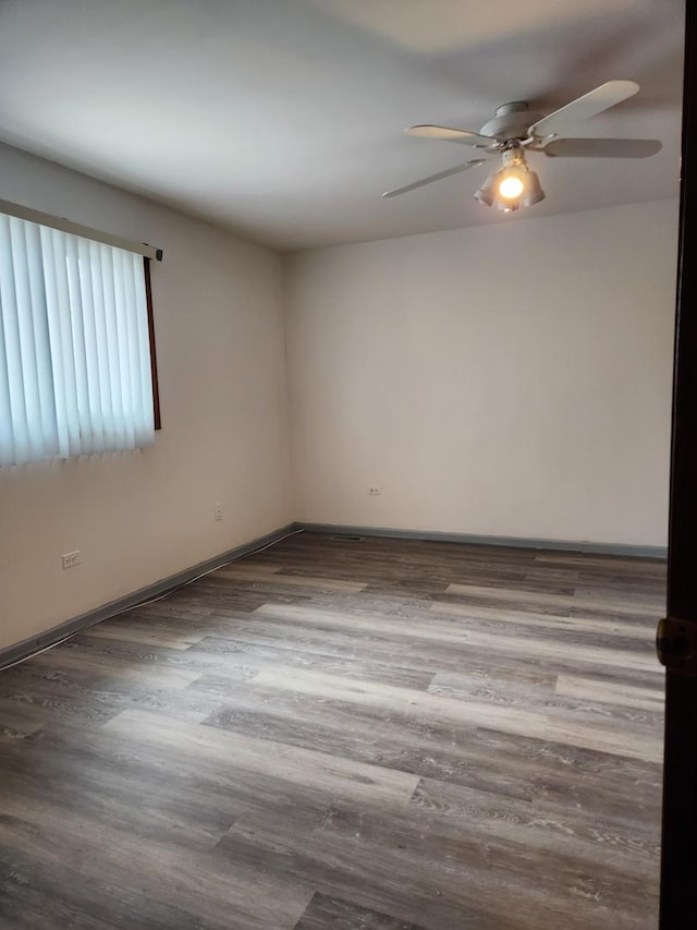 11723 S S Ave J, Chicago, IL 60617 - empty room featuring ceiling fan and wood finished floors