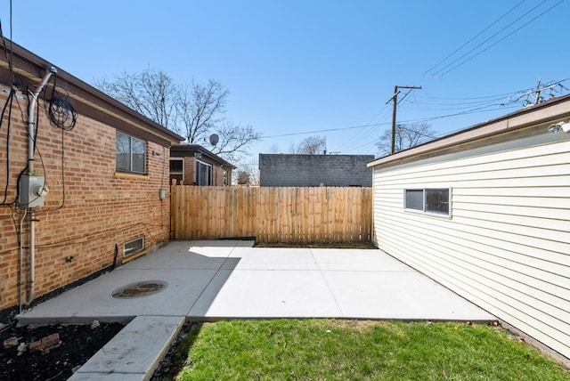 640 W 95th St, Chicago, IL 60628 - view of patio / terrace featuring fence