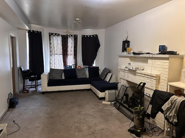 1842 S Drake Ave, Chicago, IL 60623 - carpeted living room featuring baseboards