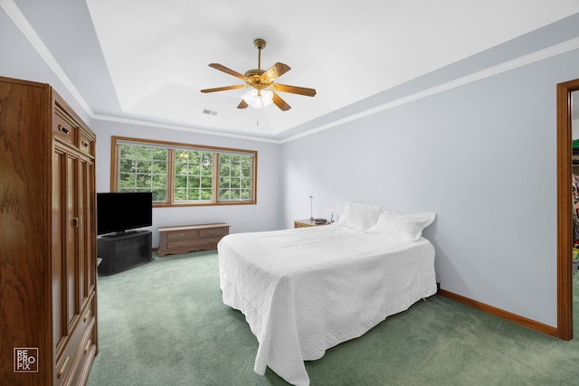 5324 Switch Grass Ln, Naperville, IL 60564 - bedroom with baseboards, ceiling fan, and light colored carpet