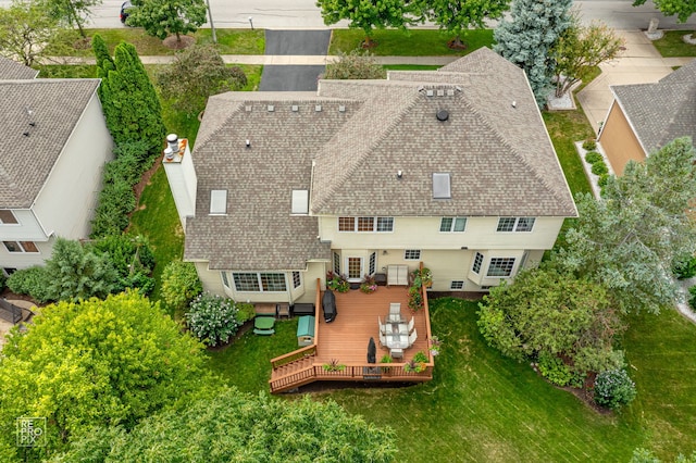 5324 Switch Grass Ln, Naperville, IL 60564 - birds eye view of property with a residential view