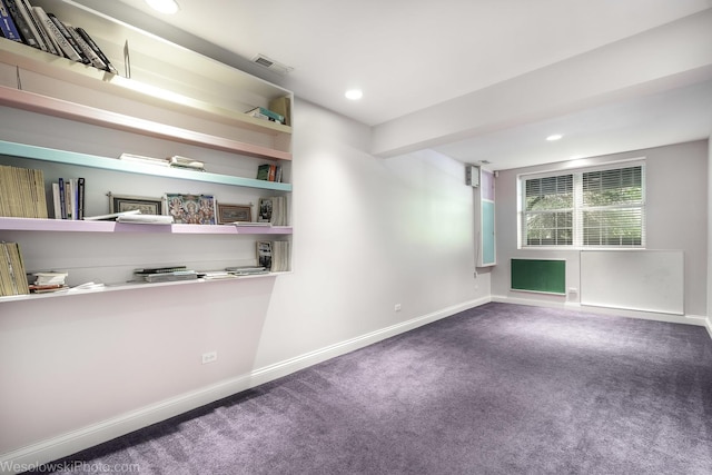 418 Bay Tree Cir, Vernon Hills, IL 60061 - carpeted empty room with baseboards and recessed lighting