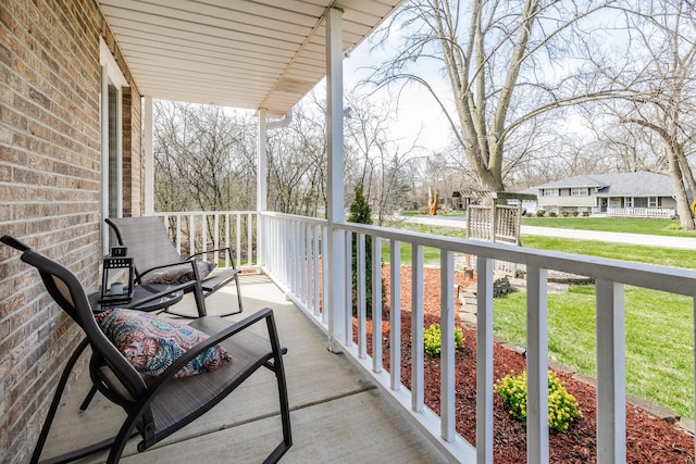 8001 William Dr, Willowbrook, IL 60527 - balcony with covered porch