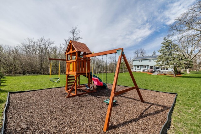 8001 William Dr, Willowbrook, IL 60527 - view of playground featuring a lawn