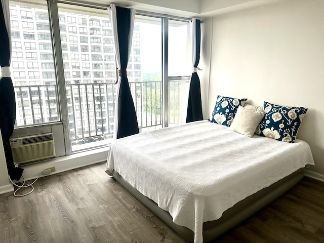 1960 N Lincoln Park W Unit 1103-2, Chicago, IL 60614 - bedroom with multiple windows and wood finished floors