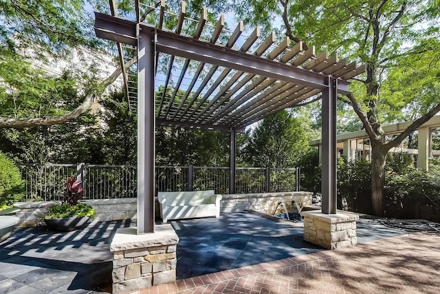 1960 N Lincoln Park W Unit 1103-2, Chicago, IL 60614 - view of patio with a pergola