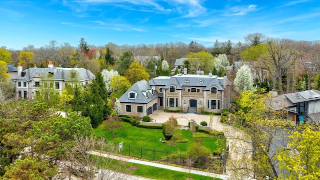 494 Sheridan Rd, Glencoe, IL 60022 - birds eye view of property