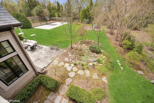 494 Sheridan Rd, Glencoe, IL 60022 - view of yard with fence and a patio area